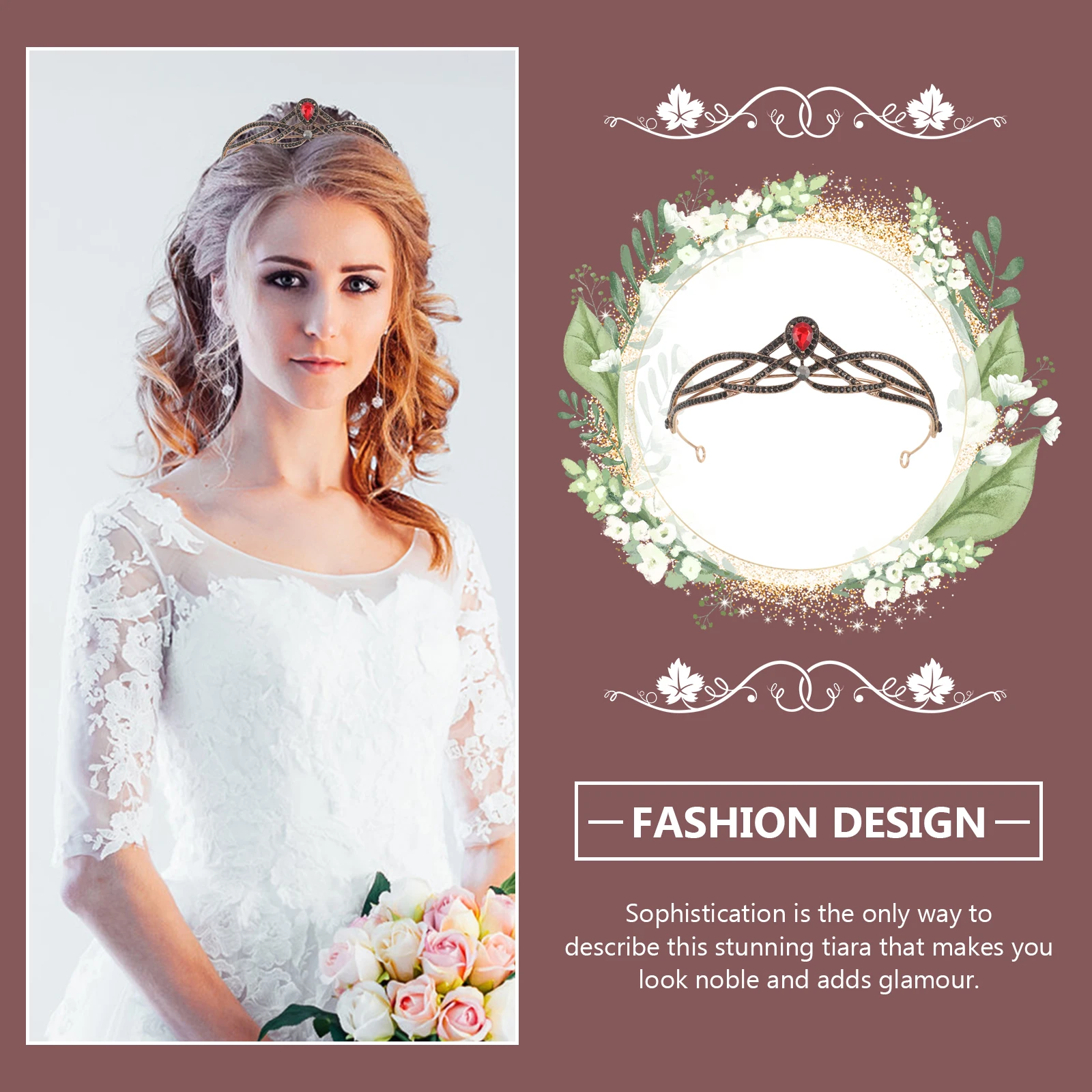 1pc Retro Baroque Crown Circlet Vintage Green Gemstone Photography Accessories Durable Practical Wedding Headdress
1pc Retro Baroque Crown Circlet Vintage Green Gemstone Photography Accessories Durable Practical Wedding Headdress