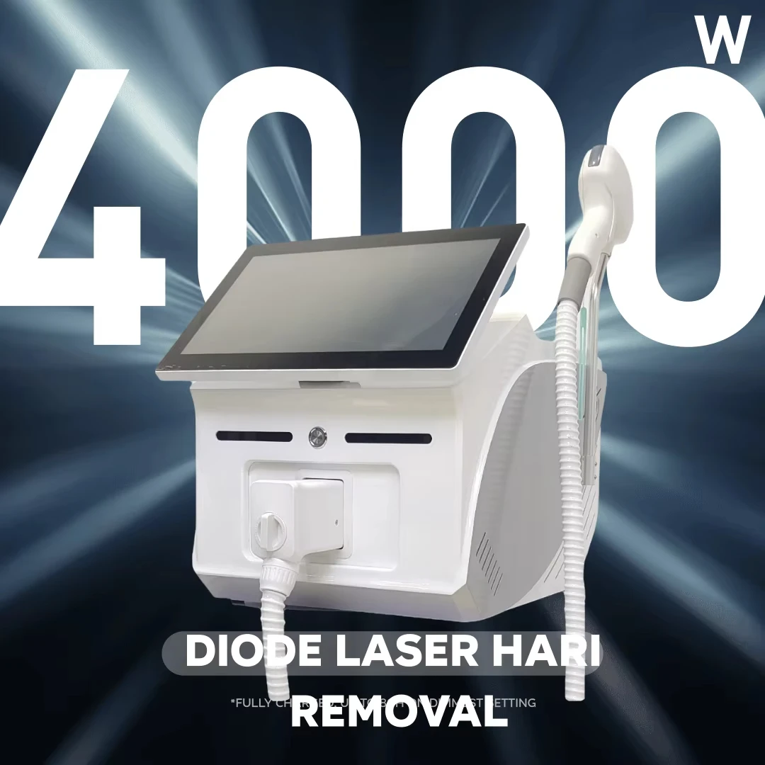 Professional 4-wave diode laser hair removal machine Portable Soprano Titanium hair removal device 4000W Skin care
Professional 4-wave diode laser hair removal machine Portable Soprano Titanium hair removal device 4000W Skin care