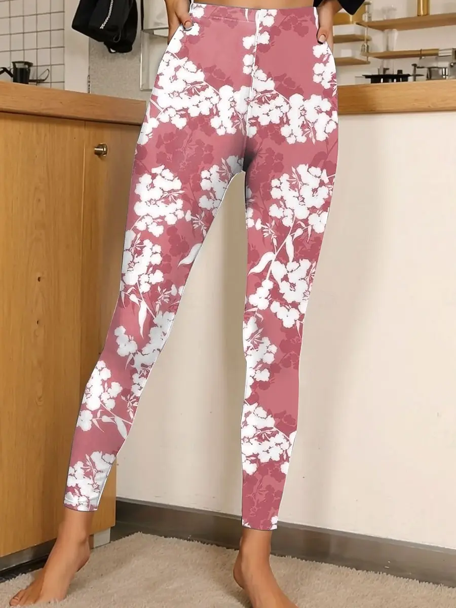 Women's 3D Print Floral Graphic Yoga Pants Fashion Casual Fitness Sports Elastic Pant High Waist Comfortable Leggings For Women
Women's 3D Print Floral Graphic Yoga Pants Fashion Casual Fitness Sports Elastic Pant High Waist Comfortable Leggings For Women