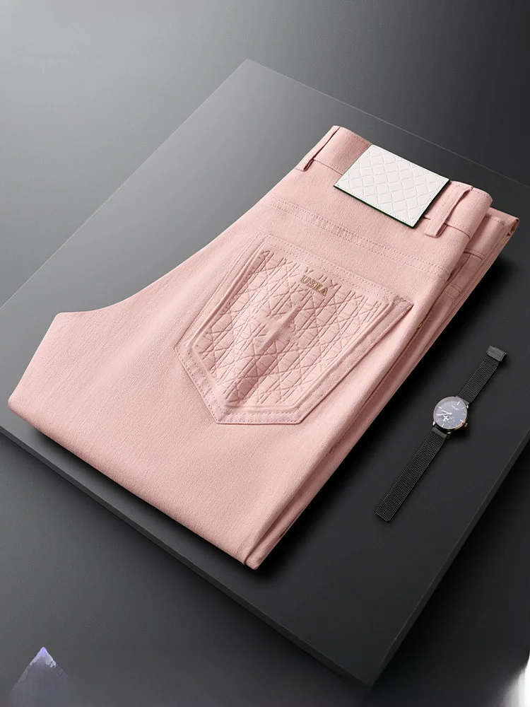 Floral Emed ket Slim Fit Casual Jeans Men's Elastic Busin Commuter Pants Faionable Urban Sle Cotton B...
Floral Emed ket Slim Fit Casual Jeans Men's Elastic Busin Commuter Pants Faionable Urban Sle Cotton B...