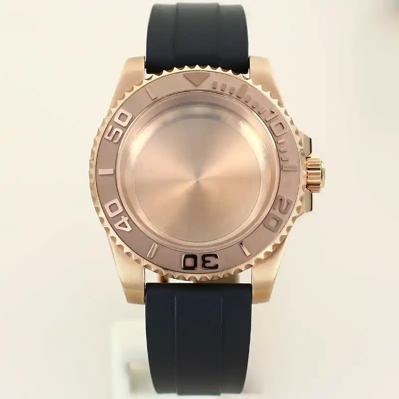 40MM NH35 Case Rubber Strap 100M Waterproof Sapphire Glass Stainless Steel Yacht-master Watch Case for NH34 NH36 Movement
40MM NH35 Case Rubber Strap 100M Waterproof Sapphire Glass Stainless Steel Yacht-master Watch Case for NH34 NH36 Movement