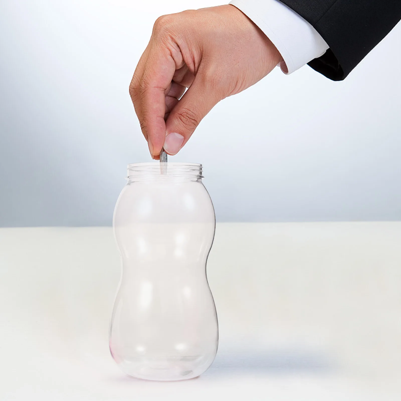Bottle Piggy Bank Saving Pot Money Box Desktop Decor Kids Room Birthday Gift Plastic Storage Cute PVC Safe
Bottle Piggy Bank Saving Pot Money Box Desktop Decor Kids Room Birthday Gift Plastic Storage Cute PVC Safe
