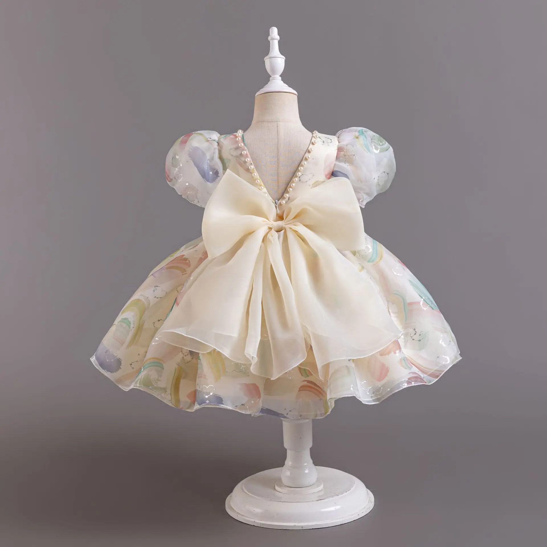 Children's Costume Elegant Party Dresses For Girls Puff Sleeve Summer Dresses First Birthday Girl Princess Dress With Big Bow
Children's Costume Elegant Party Dresses For Girls Puff Sleeve Summer Dresses First Birthday Girl Princess Dress With Big Bow