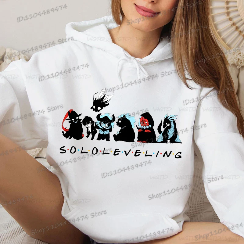 Solo Leveling Anime Hoodie Sung Jin-woo Print Hooded Men Women Streetwears Spring Fleece Sweatshirt Loose Solo Leveling Pullover
Solo Leveling Anime Hoodie Sung Jin-woo Print Hooded Men Women Streetwears Spring Fleece Sweatshirt Loose Solo Leveling Pullover
