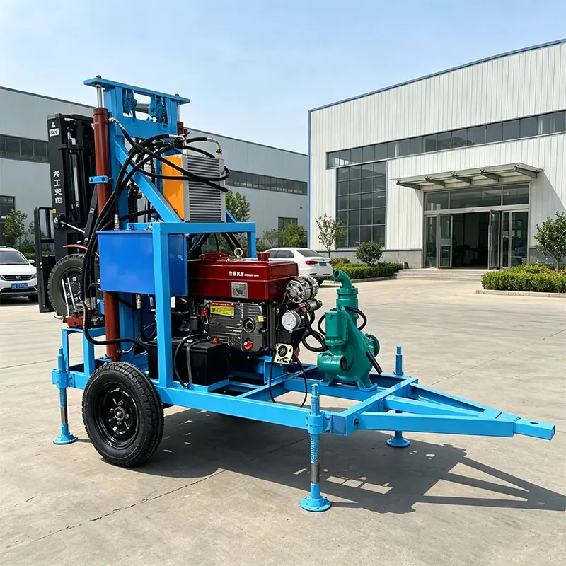 Customized Fast Drilling Speed Water Well Drilling Rig Crawler Type 22-35HP 180m High Quality Diesel Hydraulic
Customized Fast Drilling Speed Water Well Drilling Rig Crawler Type 22-35HP 180m High Quality Diesel Hydraulic