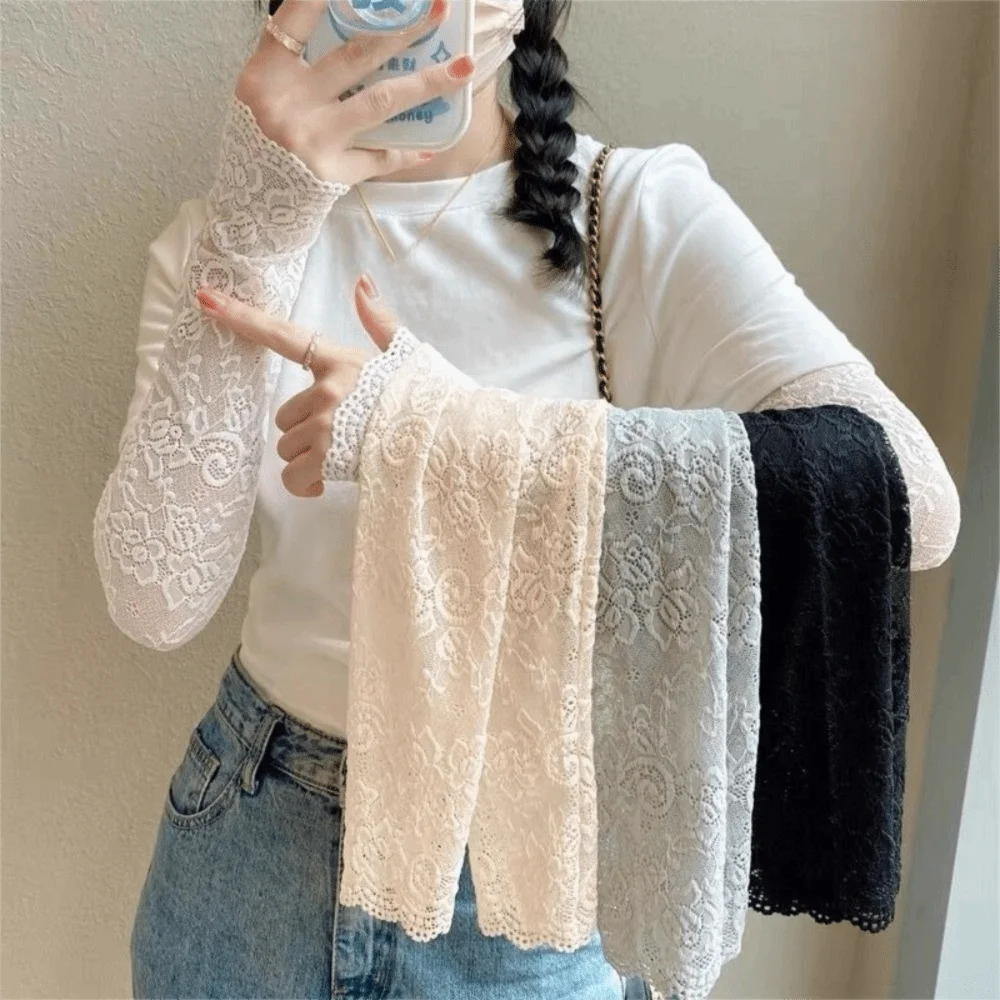 Mesh Lace Sun Protection Arm Sleeves Elastic Sleeve Breathable Floral Lace Arm Sleeves Floral Embroidery Arm Warmers
Mesh Lace Sun Protection Arm Sleeves Elastic Sleeve Breathable Floral Lace Arm Sleeves Floral Embroidery Arm Warmers