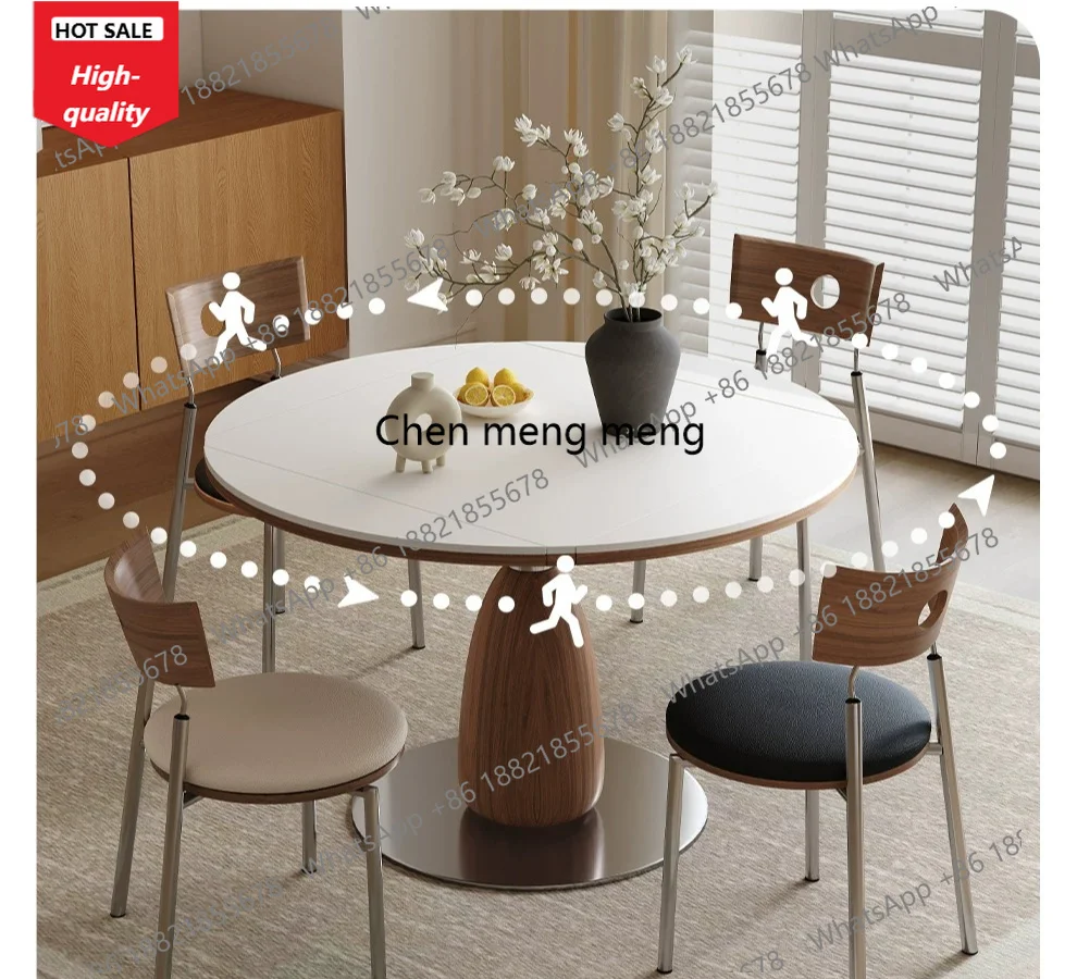 c139 Square folding round table, new small apartment household rock slab function dining table round dining table
c139 Square folding round table, new small apartment household rock slab function dining table round dining table
