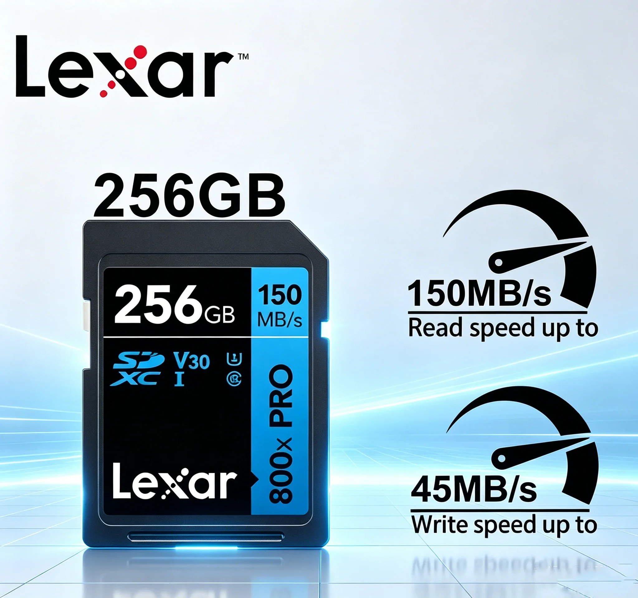 Lexar SD Card 800x Pro Read 150MB/s SDXC Flash Card V30 UHS-I SDHC 32GB 64GB 128GB 256GB Memory Card Storage Card For Camera
Lexar SD Card 800x Pro Read 150MB/s SDXC Flash Card V30 UHS-I SDHC 32GB 64GB 128GB 256GB Memory Card Storage Card For Camera