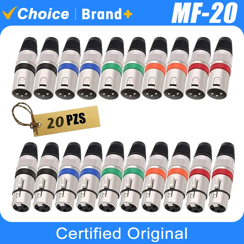 Microphone Audio Plug XLR Plug Connector Zinc Alloy Shell Color Circle Large Three-core Balanced XLR Male And Female Set
Microphone Audio Plug XLR Plug Connector Zinc Alloy Shell Color Circle Large Three-core Balanced XLR Male And Female Set