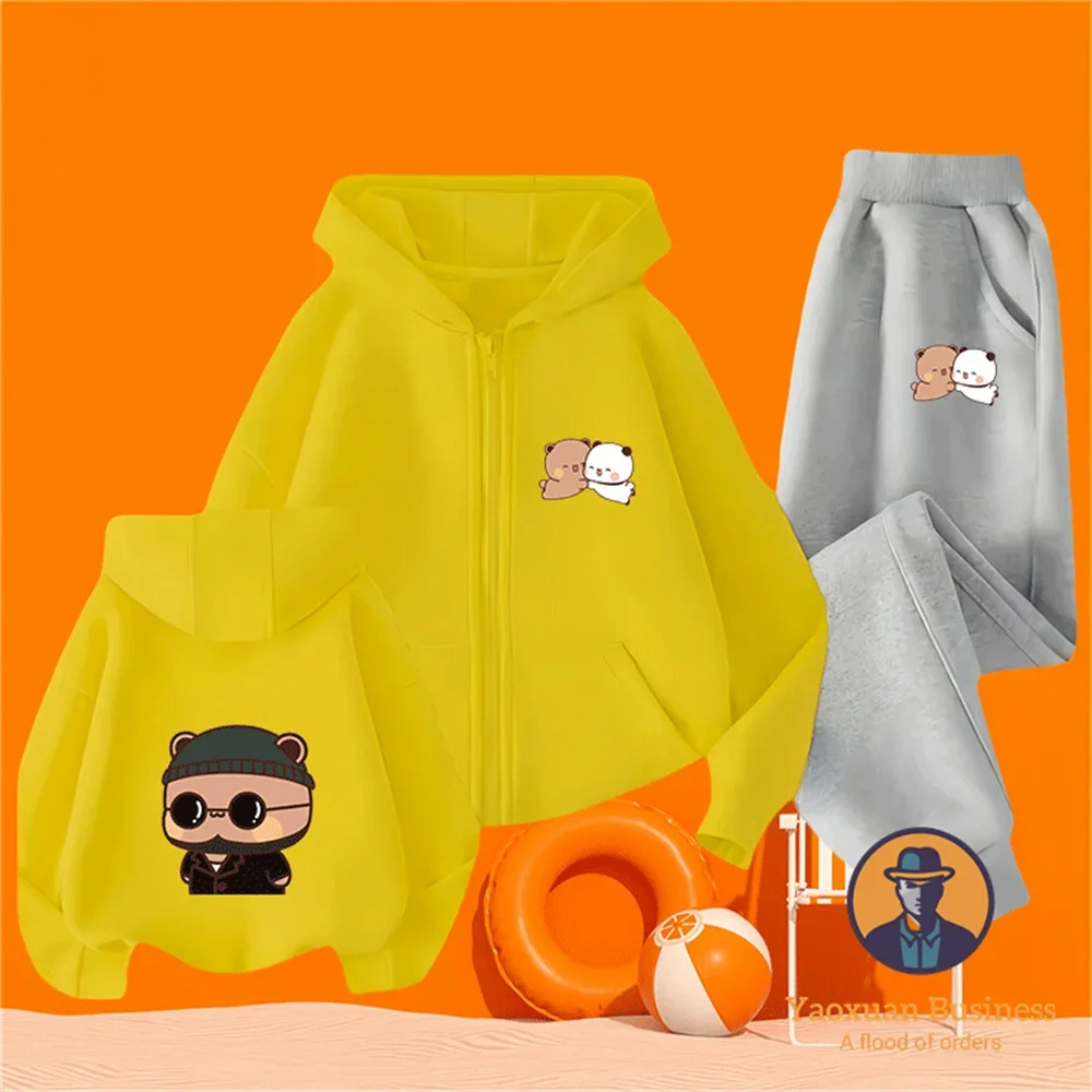 Multi Scene Casual Pure Cotton Zipper Suit Bubu & Dudu Vintage Cartoon Pattern Design
Multi Scene Casual Pure Cotton Zipper Suit Bubu & Dudu Vintage Cartoon Pattern Design
