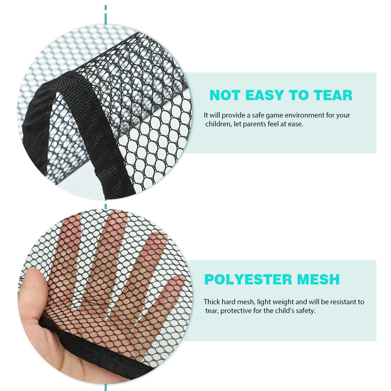 1PC Window Balcony Protective Net Kids Safety Guard Mesh Black Polyester Strong Lightweight Child Proof Stair
1PC Window Balcony Protective Net Kids Safety Guard Mesh Black Polyester Strong Lightweight Child Proof Stair