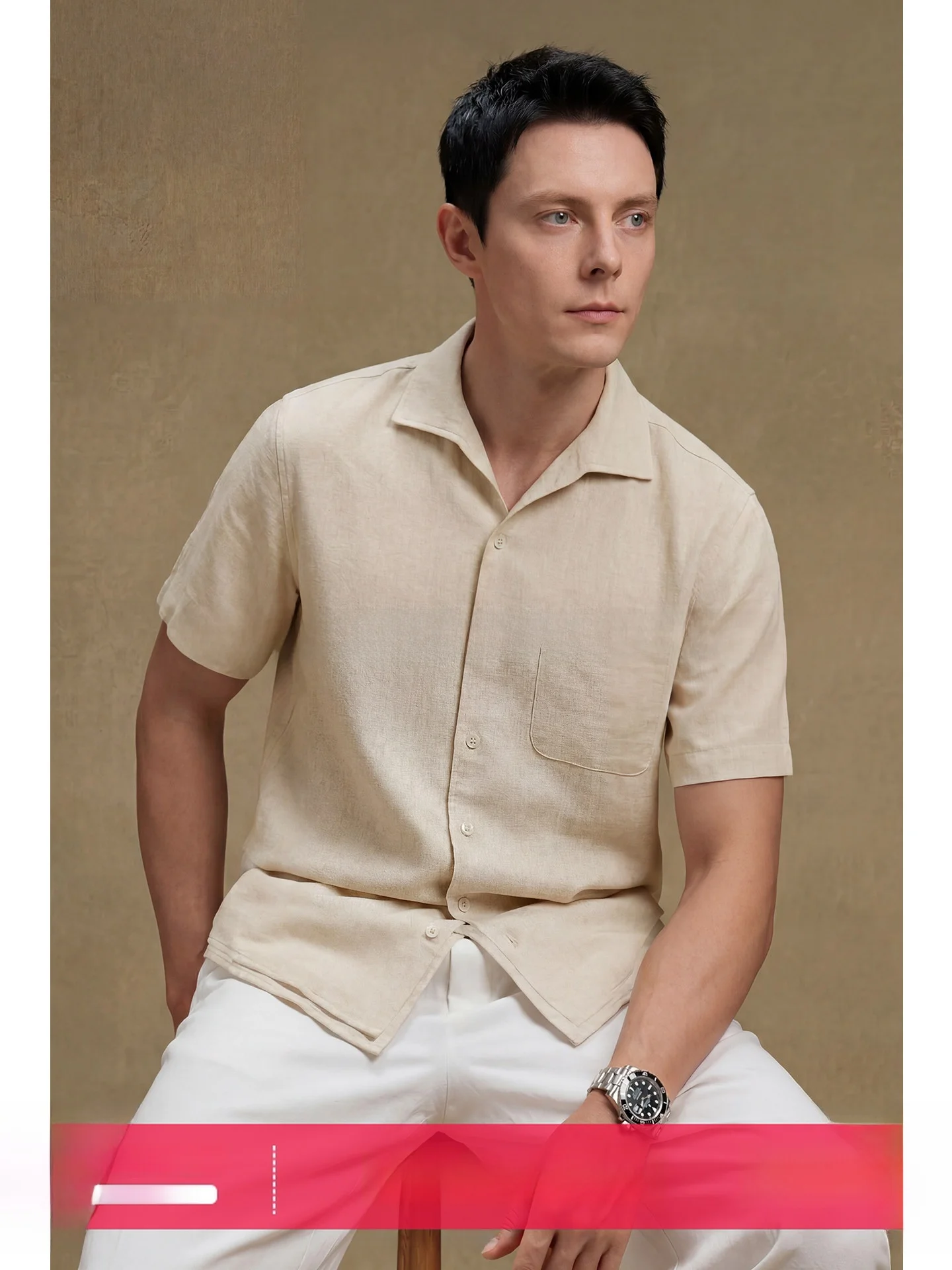 Men's Short Sleeve Shirt Cotton Linen Blend Cleanfit Collar Breathable Summer Fashion Casual Style Standard Fit Youth Clothing
Men's Short Sleeve Shirt Cotton Linen Blend Cleanfit Collar Breathable Summer Fashion Casual Style Standard Fit Youth Clothing