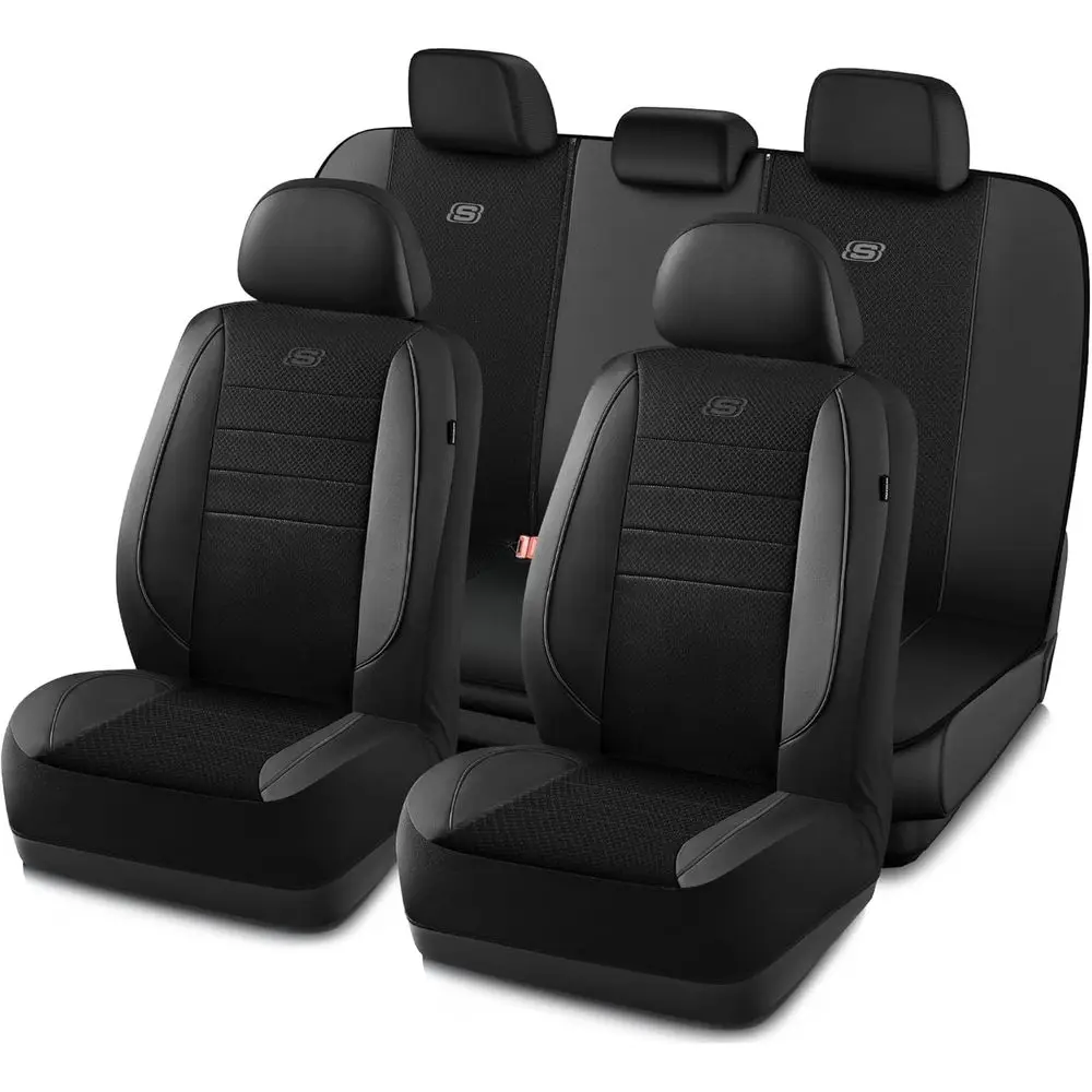 Air-Cooled Memory oam Seat Covers,Mesh Thick Car Seat Covers,Piping Leather Car Seat Cover,Compatible,Automotive Comort or Most
Air-Cooled Memory oam Seat Covers,Mesh Thick Car Seat Covers,Piping Leather Car Seat Cover,Compatible,Automotive Comort or Most