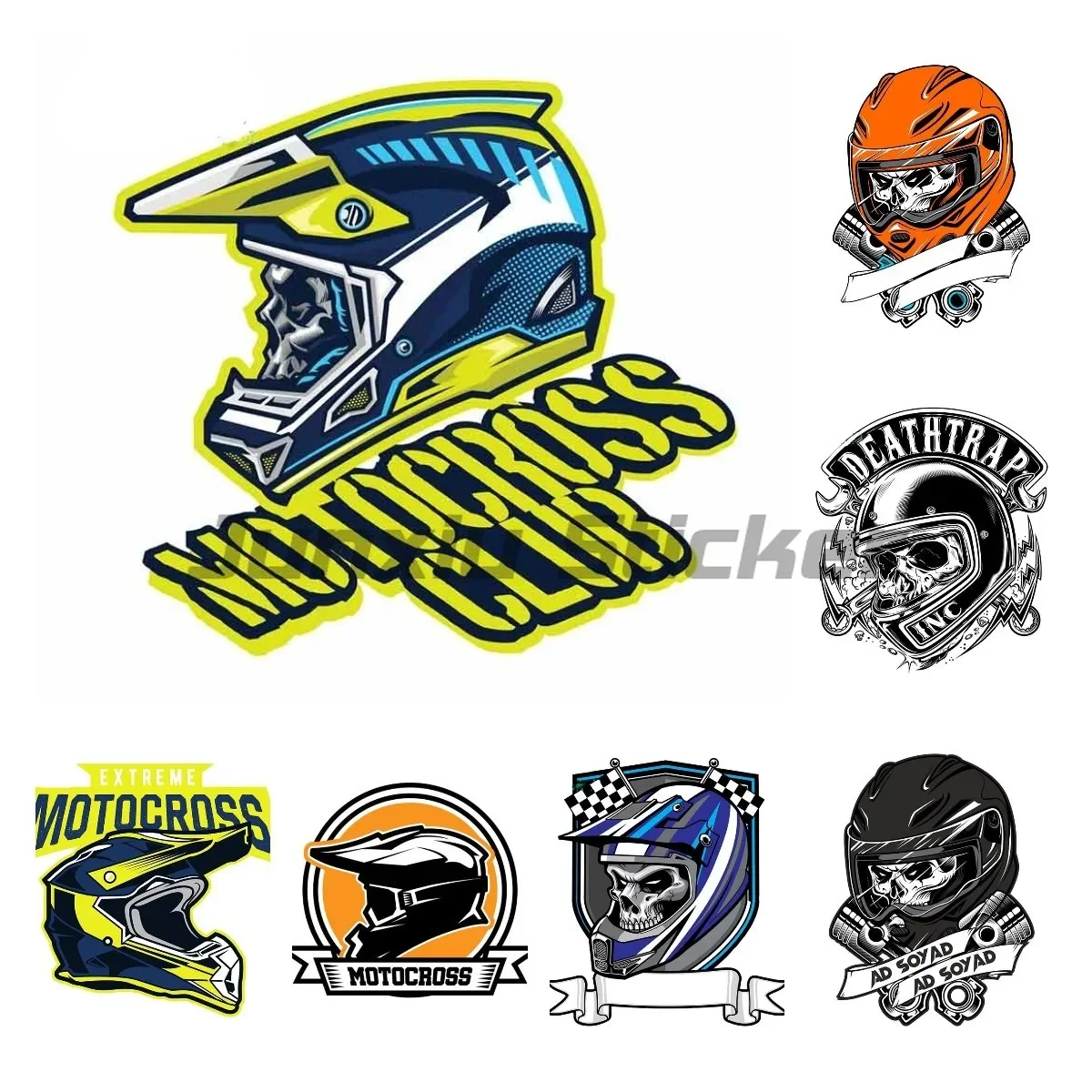 For Skull of Motocross Rider Car Stickers and Decals Vinyl Waterproof Creative Scratch-proof Window Decal
For Skull of Motocross Rider Car Stickers and Decals Vinyl Waterproof Creative Scratch-proof Window Decal