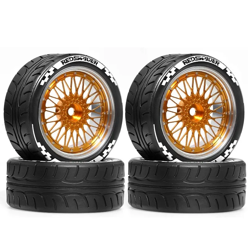 1/10 RC Racing Wheels Tires Metal Wheel Rims Hub12mm Hex for 1:10 RC On Road Car Tamiya Kyosho TT01 TT02 XV01PTG-2 HSP HPI
1/10 RC Racing Wheels Tires Metal Wheel Rims Hub12mm Hex for 1:10 RC On Road Car Tamiya Kyosho TT01 TT02 XV01PTG-2 HSP HPI