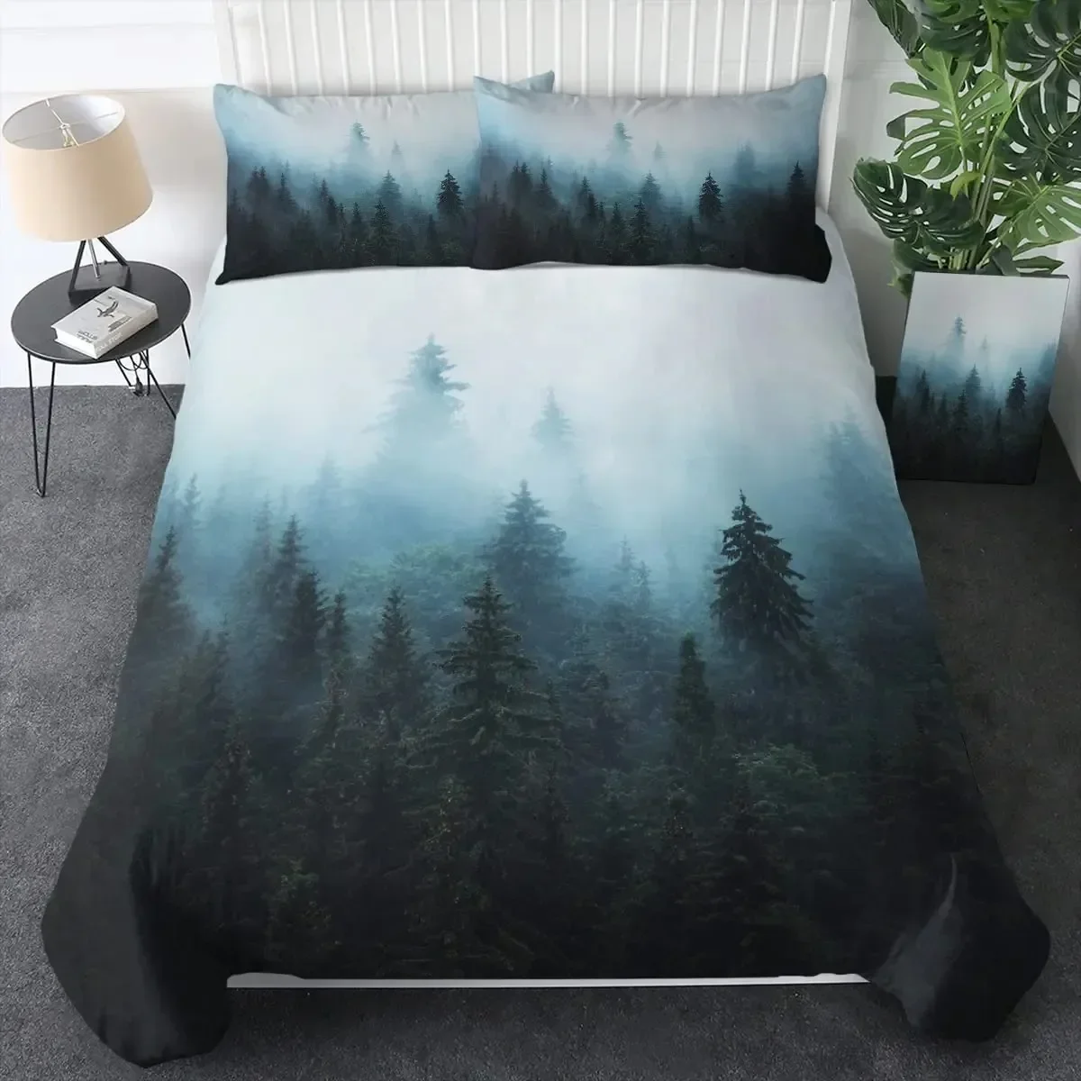 Smoky Mountain Misty Forest Comfortable Duvet Quilt Cover Pillowcase Bedding Set Children Bedroom Decoration Home Textile
Smoky Mountain Misty Forest Comfortable Duvet Quilt Cover Pillowcase Bedding Set Children Bedroom Decoration Home Textile