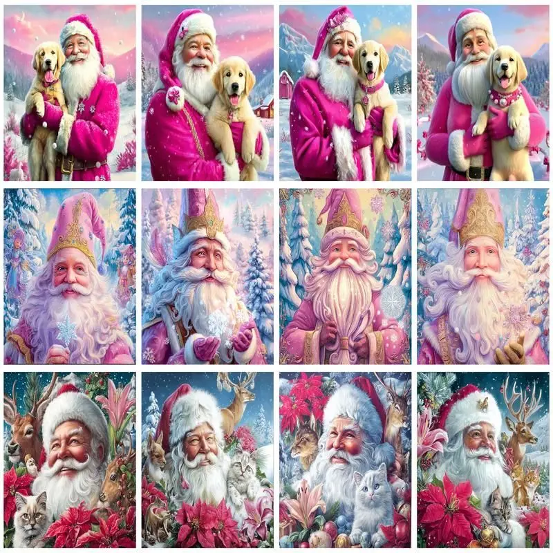 CHENISTORY Picture By Number Santa Claus Kits DIY Painting By Numbers Christmas Home Drawing On Canvas HandPainted Decoration
CHENISTORY Picture By Number Santa Claus Kits DIY Painting By Numbers Christmas Home Drawing On Canvas HandPainted Decoration