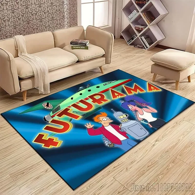 Classic Cartoon F-Futurama Pattern Carpet for Living Room, Bedroom, Bathroom, Foot Mat, Children's Room, Hotel Home Carpet Rug
Classic Cartoon F-Futurama Pattern Carpet for Living Room, Bedroom, Bathroom, Foot Mat, Children's Room, Hotel Home Carpet Rug
