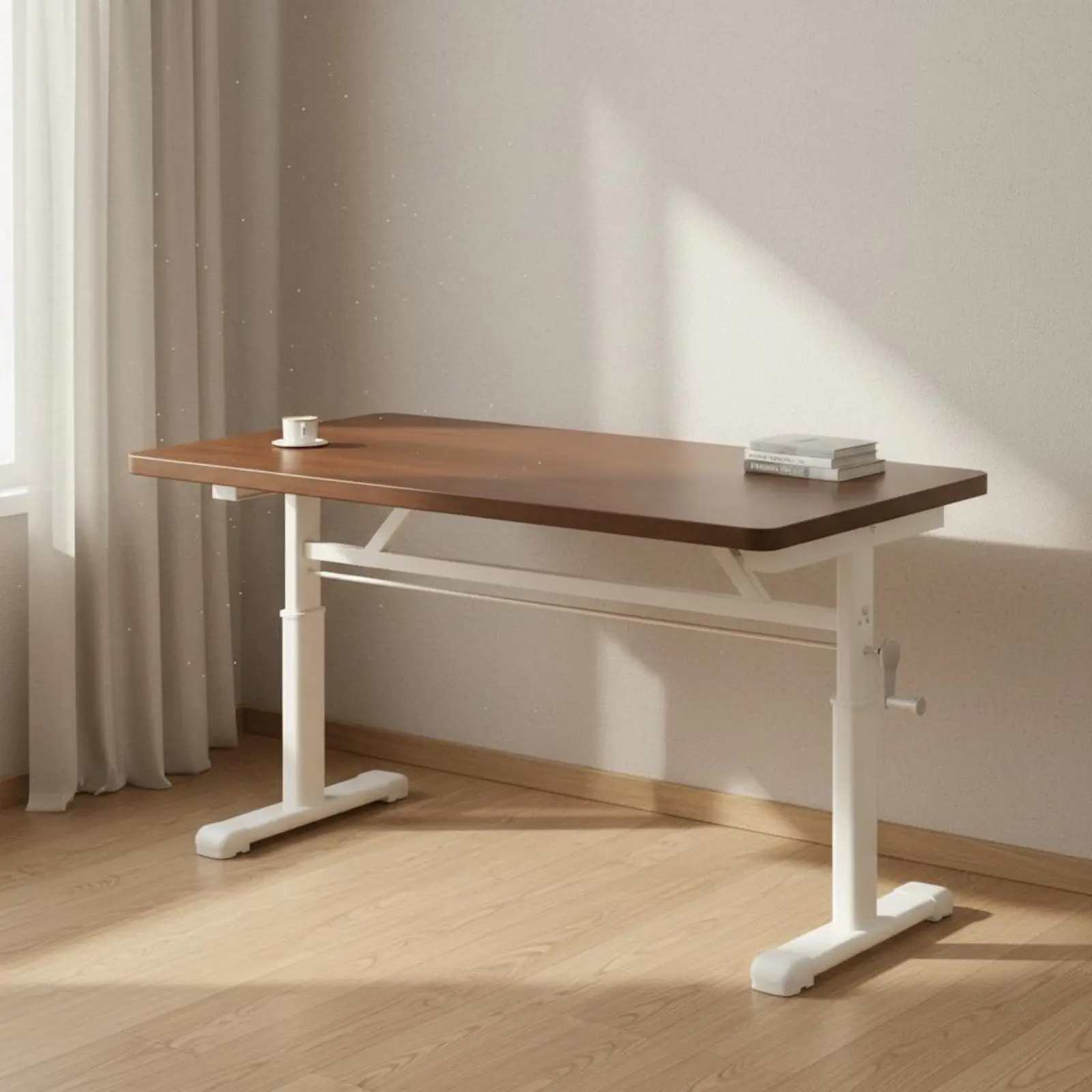 Height Adjustable Desk Rounded Corners Hand Crank Standing Desk Ergonomic Lifting Workstation Power-Unrestricted Office
Height Adjustable Desk Rounded Corners Hand Crank Standing Desk Ergonomic Lifting Workstation Power-Unrestricted Office