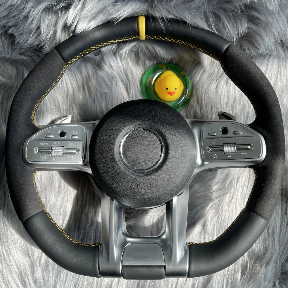 Для Mercedes Benz GT A35 A45 A63 C63 W190 C190 W205 C43 sl63 cla45 g63 W211 W202 кожаный AMG рулевое колесо в сборе (колеса)
Для Mercedes Benz GT A35 A45 A63 C63 W190 C190 W205 C43 sl63 cla45 g63 W211 W202 кожаный AMG рулевое колесо в сборе (колеса)