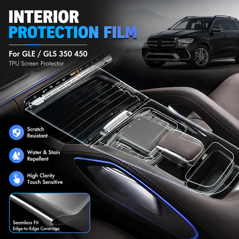 Interior Film For Mercedes-Benz GLE/GLS 350 450 TPU Protection Screen Guard, Replacement Parts, Car Accessories
Interior Film For Mercedes-Benz GLE/GLS 350 450 TPU Protection Screen Guard, Replacement Parts, Car Accessories
