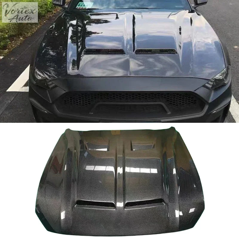 For Ford Mustang 2015-2025 GT EcoBoost V6 GT350 GT500 Clear Carbon Fiber Hood Perfect Fitment High Quality Direct Replacement Ea
For Ford Mustang 2015-2025 GT EcoBoost V6 GT350 GT500 Clear Carbon Fiber Hood Perfect Fitment High Quality Direct Replacement Ea