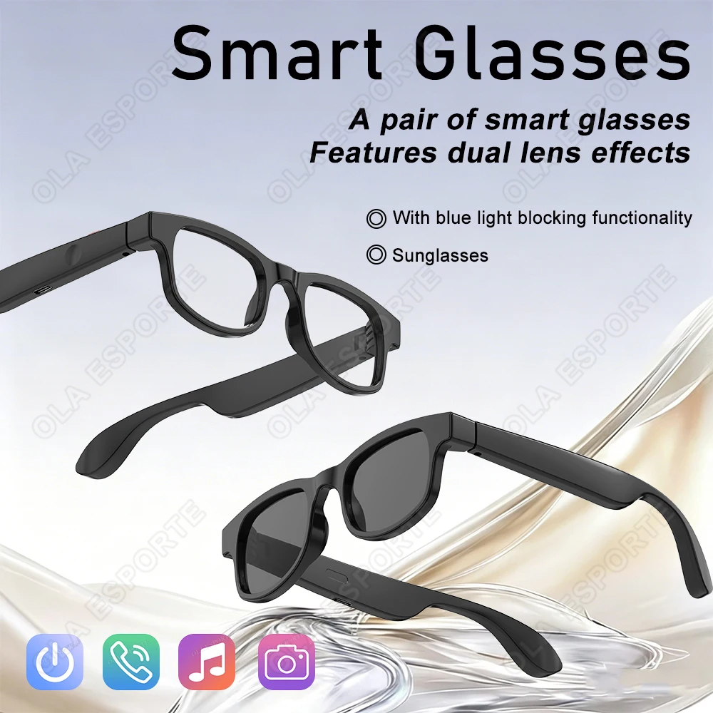 New Smart AI Glasses Ergonomic Framework Anti Blue Light Sunglasses Bluetooth Call Music Play HIFI Sound Quality For Man Women
New Smart AI Glasses Ergonomic Framework Anti Blue Light Sunglasses Bluetooth Call Music Play HIFI Sound Quality For Man Women