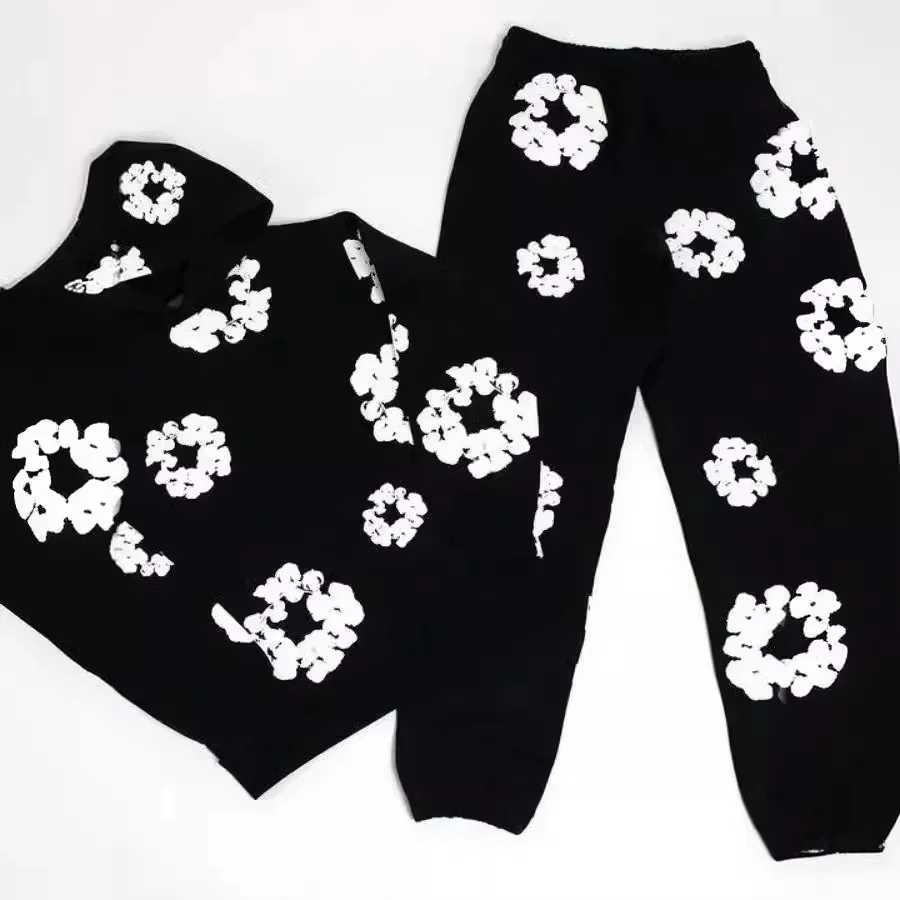 Hoodie Streetwear Fashion Men High Street Hoodie Sweatpants Two Piece Set Hip Hop Denims Tears Print Oversized Sportswear Suit
Hoodie Streetwear Fashion Men High Street Hoodie Sweatpants Two Piece Set Hip Hop Denims Tears Print Oversized Sportswear Suit