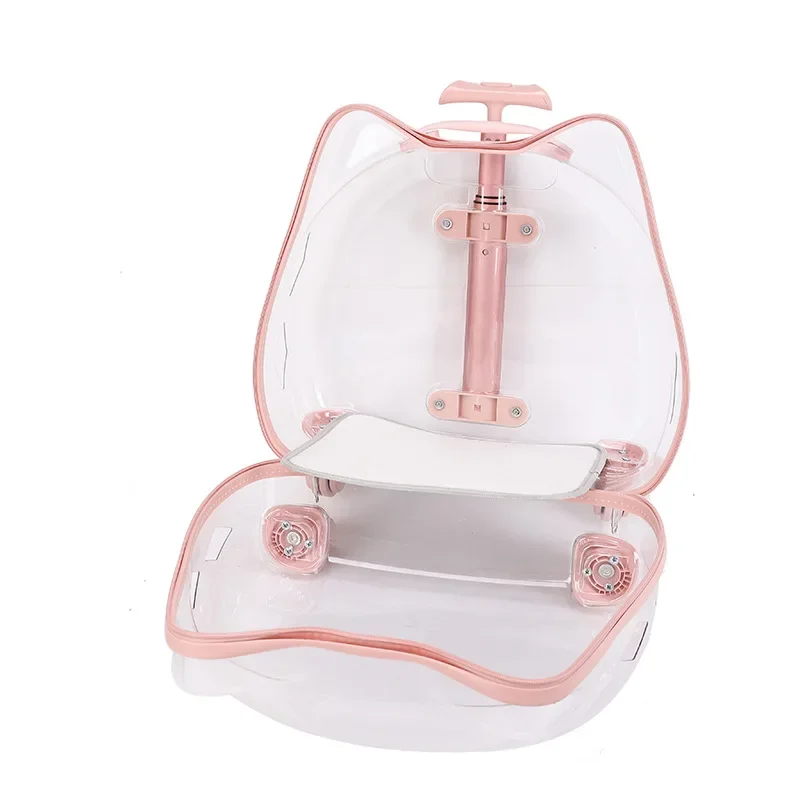 Travel Breathable Cat Carriers Large Capacity Cat Small Dog Bag with Wheel Handle Kitten Pet Supplies
Travel Breathable Cat Carriers Large Capacity Cat Small Dog Bag with Wheel Handle Kitten Pet Supplies