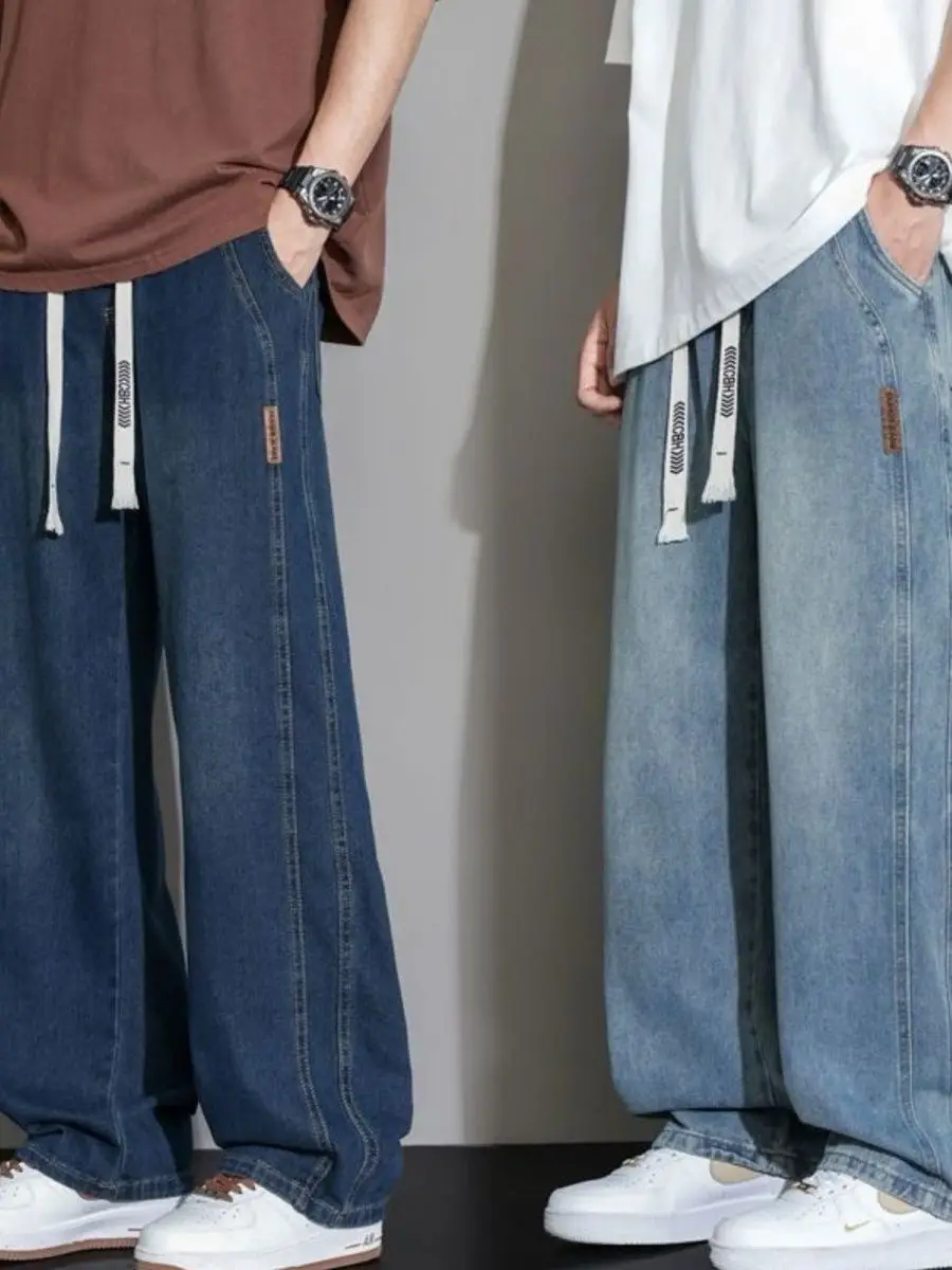 Summer Thin Denim Jeans Elastic Waist Large Size American Style Loose Slimming Wear Resistant Long Casual Men's Pants
Summer Thin Denim Jeans Elastic Waist Large Size American Style Loose Slimming Wear Resistant Long Casual Men's Pants