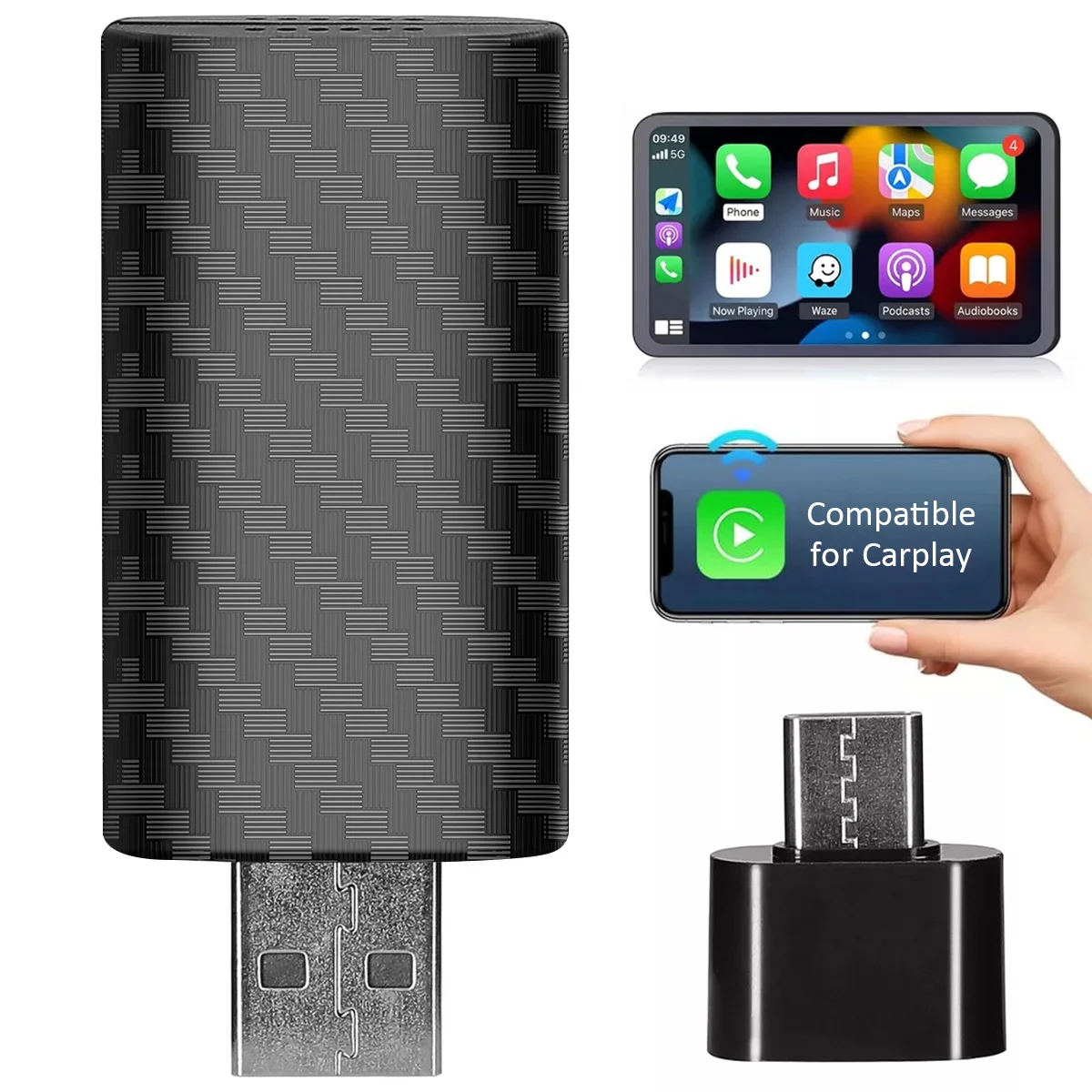 Wireless Box Phone Adapter For Car Receiver Accessories Wired Abs Auto Connector
Wireless Box Phone Adapter For Car Receiver Accessories Wired Abs Auto Connector