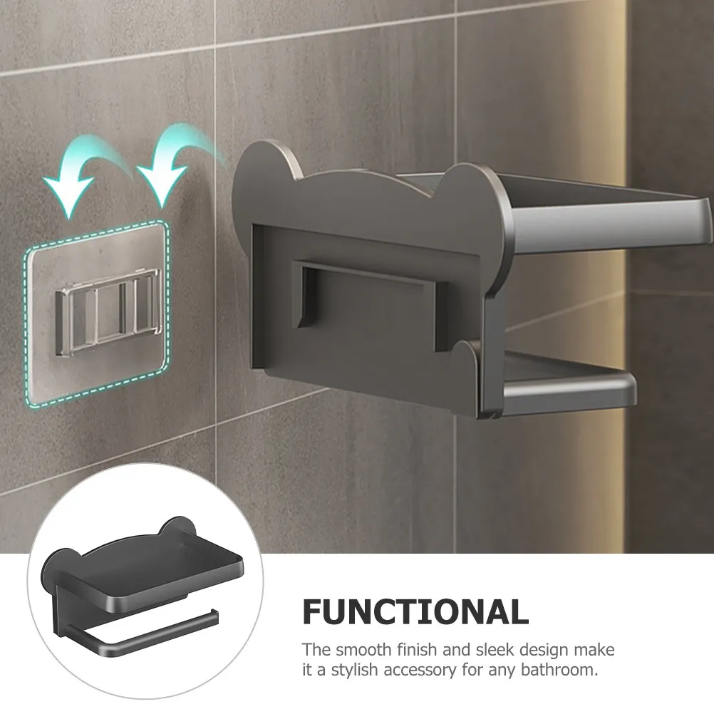 No Punching Toilet Paper Holder Wall Mount Modern Bathroom Roll Paper Hanger Multi Purpose Napkin Stand Storage Rack
No Punching Toilet Paper Holder Wall Mount Modern Bathroom Roll Paper Hanger Multi Purpose Napkin Stand Storage Rack