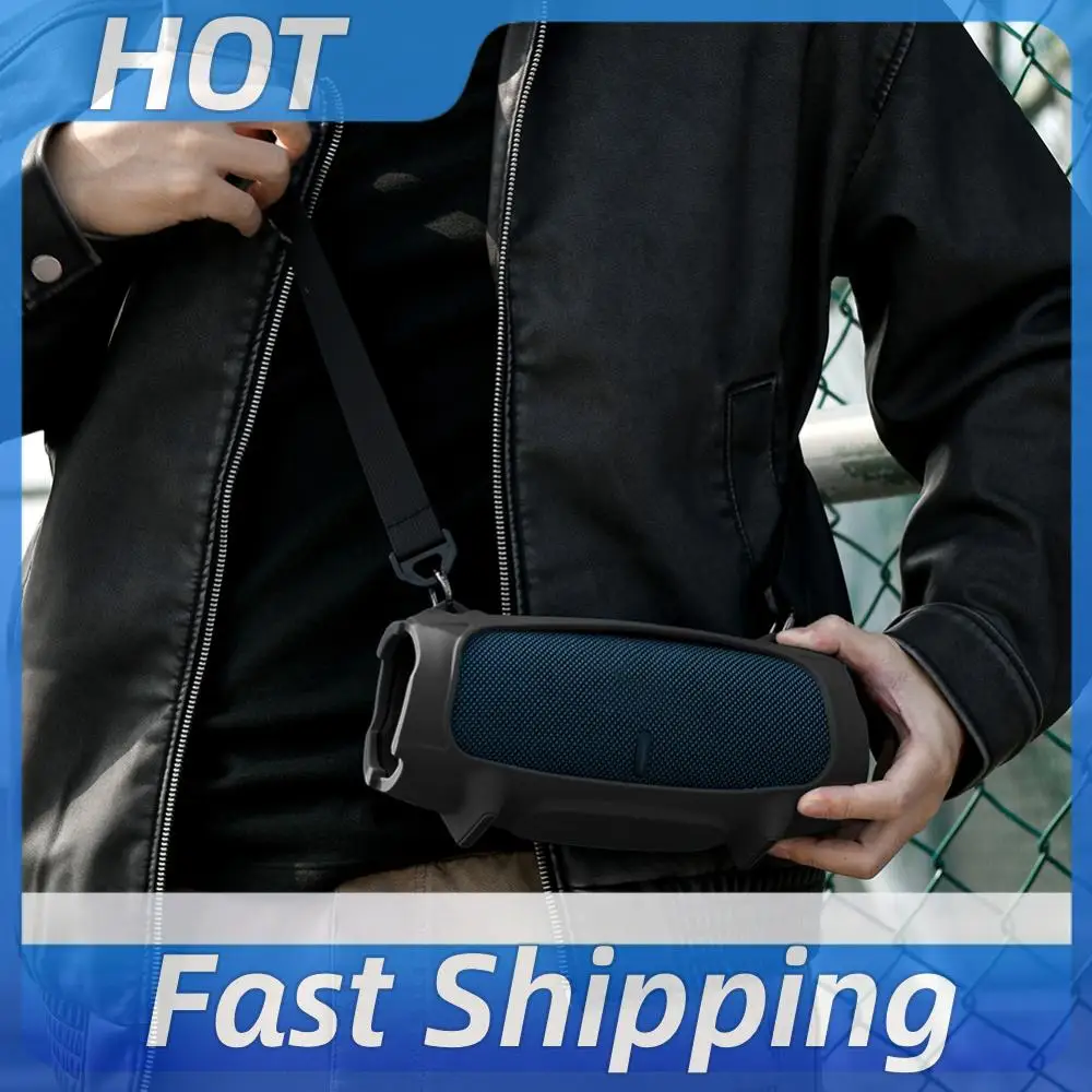 Bluetooth-Compatible Speaker Case with Strap Silicone Waterproof Travel Case for JBL Charge 5 Speaker Accessories
Bluetooth-Compatible Speaker Case with Strap Silicone Waterproof Travel Case for JBL Charge 5 Speaker Accessories