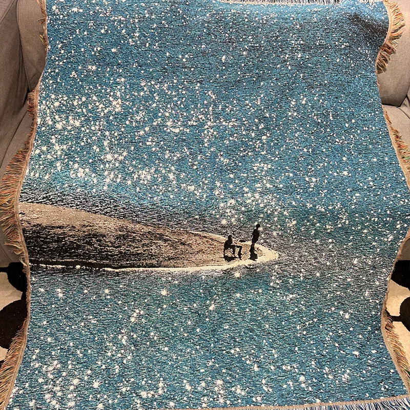 GGE Galaxy Printed Landscape Tapestry Decoration Background Cloth Outdoor Camping Blanket Nap Sofa Cover Blanket with Tassels
GGE Galaxy Printed Landscape Tapestry Decoration Background Cloth Outdoor Camping Blanket Nap Sofa Cover Blanket with Tassels