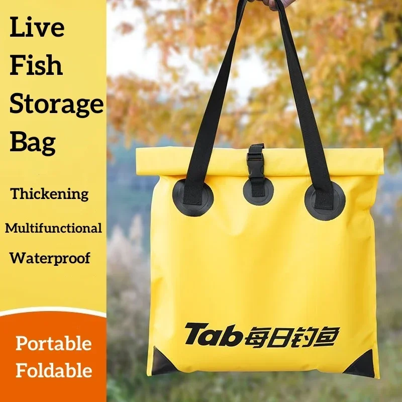 PVC Portable Folding Fishing Bag, Large Capacity Handbag, Soft Tackle Bags, Multifunctional, Waterproof, Fishing Gear Storage
PVC Portable Folding Fishing Bag, Large Capacity Handbag, Soft Tackle Bags, Multifunctional, Waterproof, Fishing Gear Storage