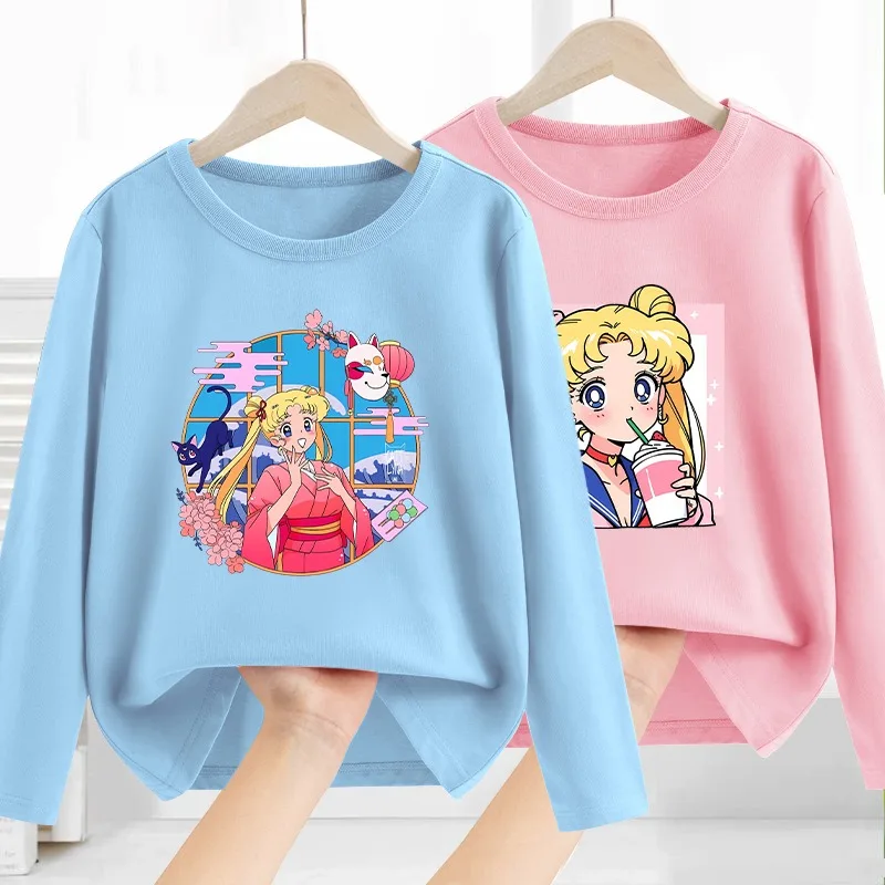 Sailor Moon Clothes Unisex Spring Autumn Long Sleeves Cute Cartoon Anime Graphic Print Comfortable T Shirts Birthday Party Gifts
Sailor Moon Clothes Unisex Spring Autumn Long Sleeves Cute Cartoon Anime Graphic Print Comfortable T Shirts Birthday Party Gifts