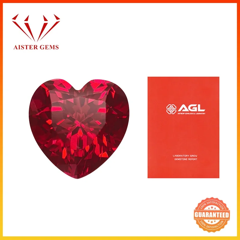 AGL Certified Top Pigeon Blood Lab Grown Ruby Loose Gemstones Heart Cut with AGL Certificate
AGL Certified Top Pigeon Blood Lab Grown Ruby Loose Gemstones Heart Cut with AGL Certificate