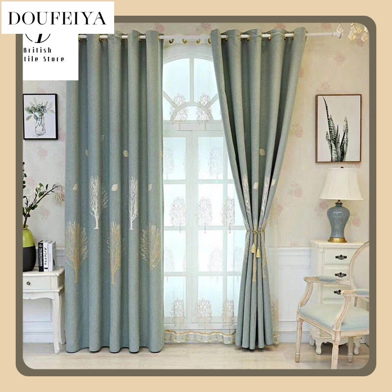 Fashion New Curtains for Living Dining Room Bedroom Nordic Simple Fortune Tree Jacquard Shading Finished Product Customization
Fashion New Curtains for Living Dining Room Bedroom Nordic Simple Fortune Tree Jacquard Shading Finished Product Customization