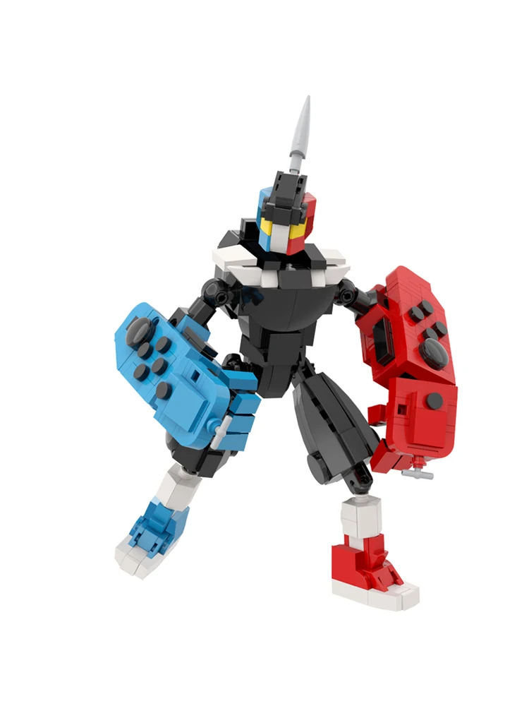 Строительные блоки трансформатора гибридной консоли MOC, шарнирный геймпад для меха со слотом для картриджа, сделай сам для игровых любителей
Строительные блоки трансформатора гибридной консоли MOC, шарнирный геймпад для меха со слотом для картриджа, сделай сам для игровых любителей