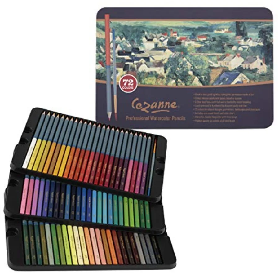 Creative Mark Watercolor Pencil Set of 72 - Professional Artist Quality Soft Core Leads for Watercolour Painting Coloring Drawi
Creative Mark Watercolor Pencil Set of 72 - Professional Artist Quality Soft Core Leads for Watercolour Painting Coloring Drawi