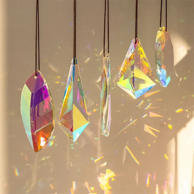 Large Colorful Hanging Crystal Wind Chimes Outdoor Rainbow Crystal Prism Suncatcher
Large Colorful Hanging Crystal Wind Chimes Outdoor Rainbow Crystal Prism Suncatcher