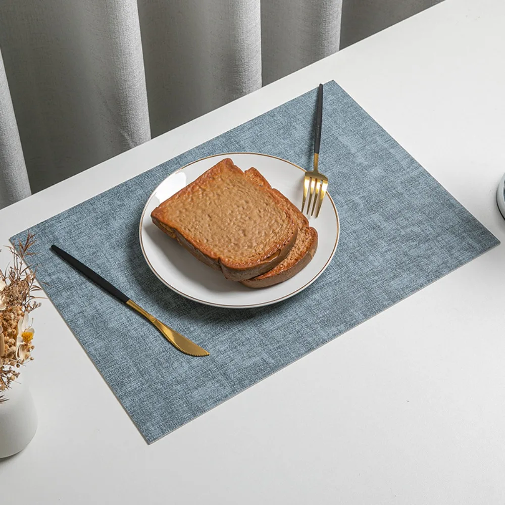 4pcs Easy To Clean Nordic Style Placemat PU Leather Waterproof Tableware Mat Washable Rectangular Dish Mat Restaurant
4pcs Easy To Clean Nordic Style Placemat PU Leather Waterproof Tableware Mat Washable Rectangular Dish Mat Restaurant
