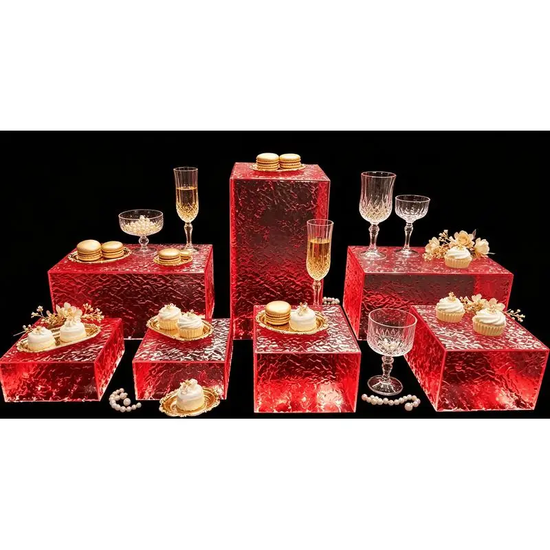 8PCS Luxury Colorful Dessert Display Stand Tea Break Table Acrylic Buffet Rack Cake For Party Shop Opening Stage Candy Bar Decor
8PCS Luxury Colorful Dessert Display Stand Tea Break Table Acrylic Buffet Rack Cake For Party Shop Opening Stage Candy Bar Decor