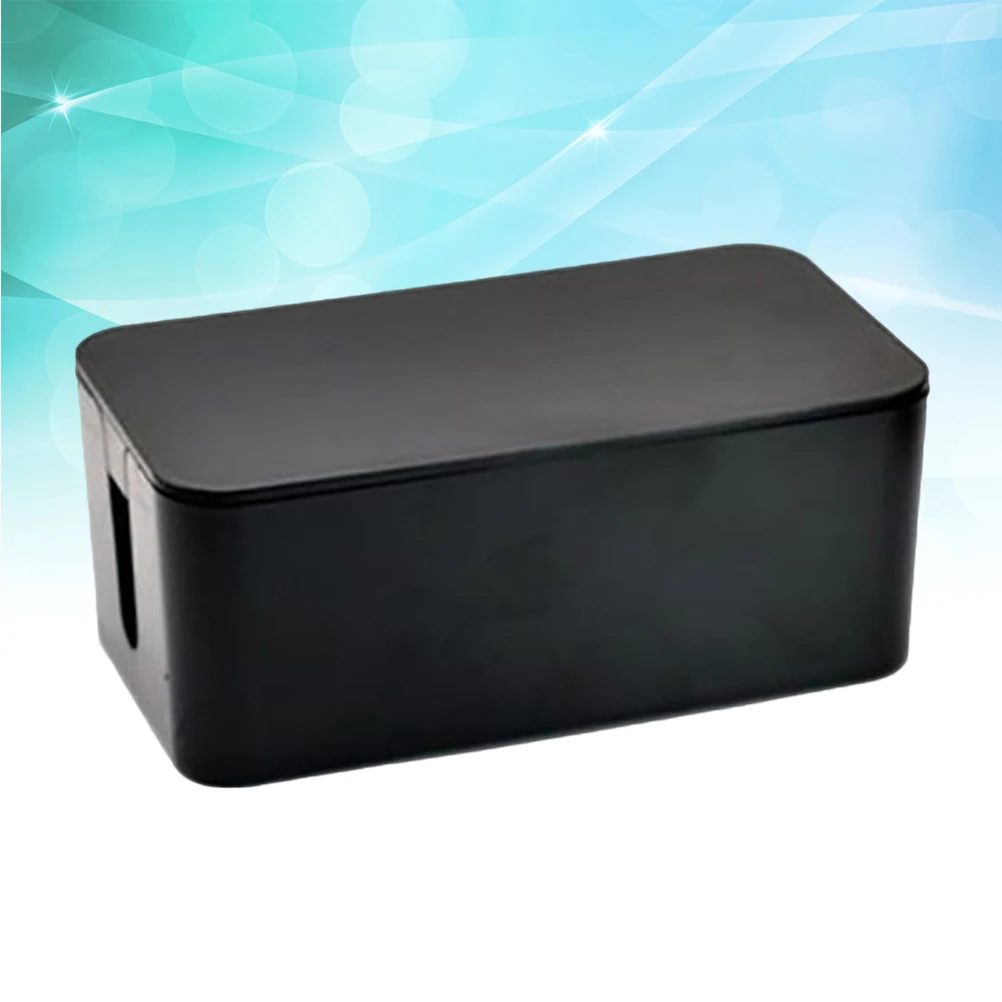 Power Cord Storage Box Wire Organizer For Power Strip Cable Management Scratch Resistant Plastic Box Black
Power Cord Storage Box Wire Organizer For Power Strip Cable Management Scratch Resistant Plastic Box Black