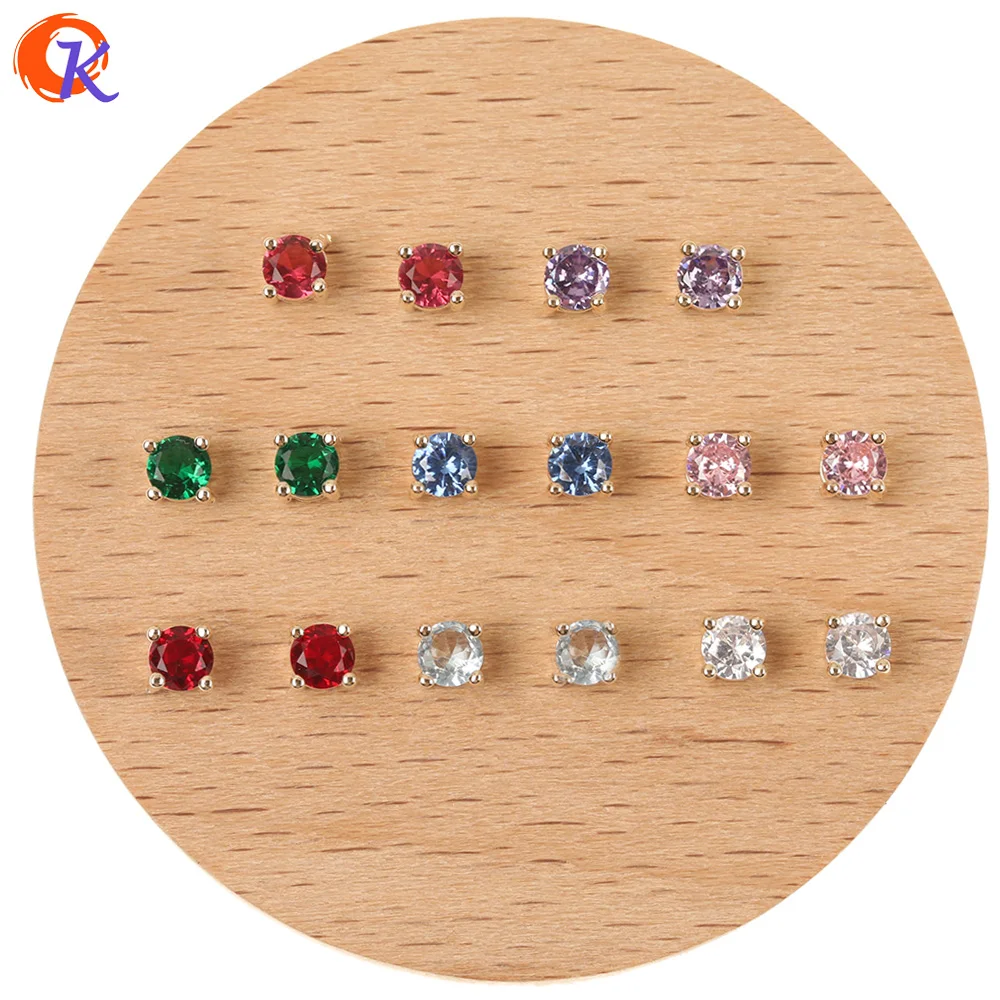 Cordial Design 100Pcs 4*4MM Jewelry Accessories/Earrings Connectors/Hand Made/Cubic Zirconia Charms/Bracelet Findings/DIY Making
Cordial Design 100Pcs 4*4MM Jewelry Accessories/Earrings Connectors/Hand Made/Cubic Zirconia Charms/Bracelet Findings/DIY Making