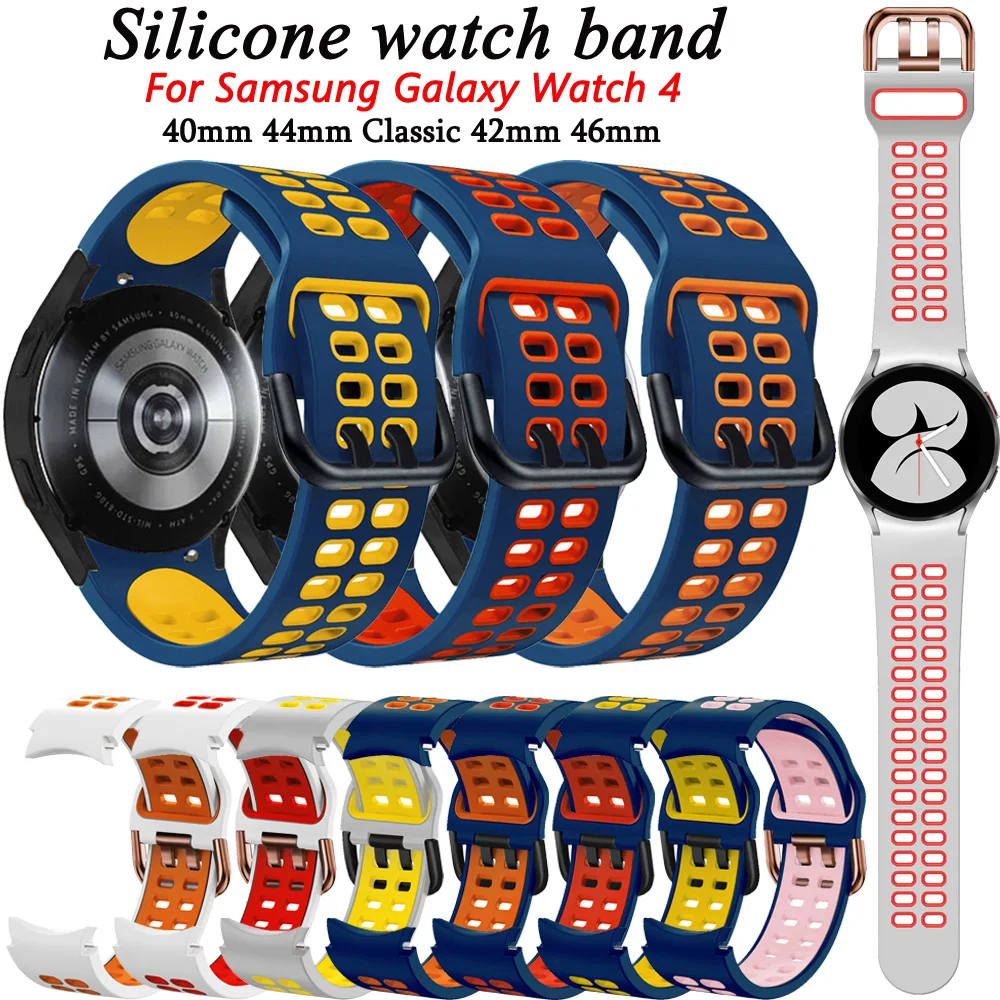 Watchband Replacement Bands For Samsung Galaxy Watch 4 40 44mm Smartwatch Official Strap Samsung Galaxy Watch4 classic 46mm 42mm
Watchband Replacement Bands For Samsung Galaxy Watch 4 40 44mm Smartwatch Official Strap Samsung Galaxy Watch4 classic 46mm 42mm