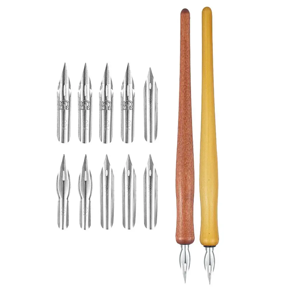Solid Wood Pen Calligraphy Set Gothic Nibs Vintage Portable Painting Vintage Dip Pen Supplies Smooth Writing
Solid Wood Pen Calligraphy Set Gothic Nibs Vintage Portable Painting Vintage Dip Pen Supplies Smooth Writing