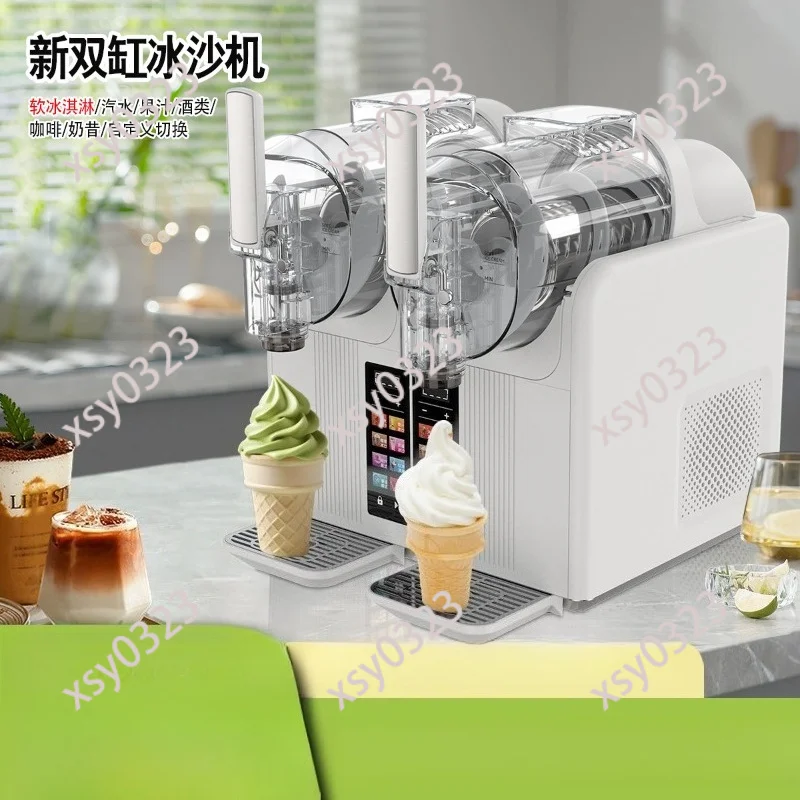 Double Cylinder Automatic Slush Machine Household Commercial Ice Shaver Ice Cream Smoothie Making Equipment
Double Cylinder Automatic Slush Machine Household Commercial Ice Shaver Ice Cream Smoothie Making Equipment