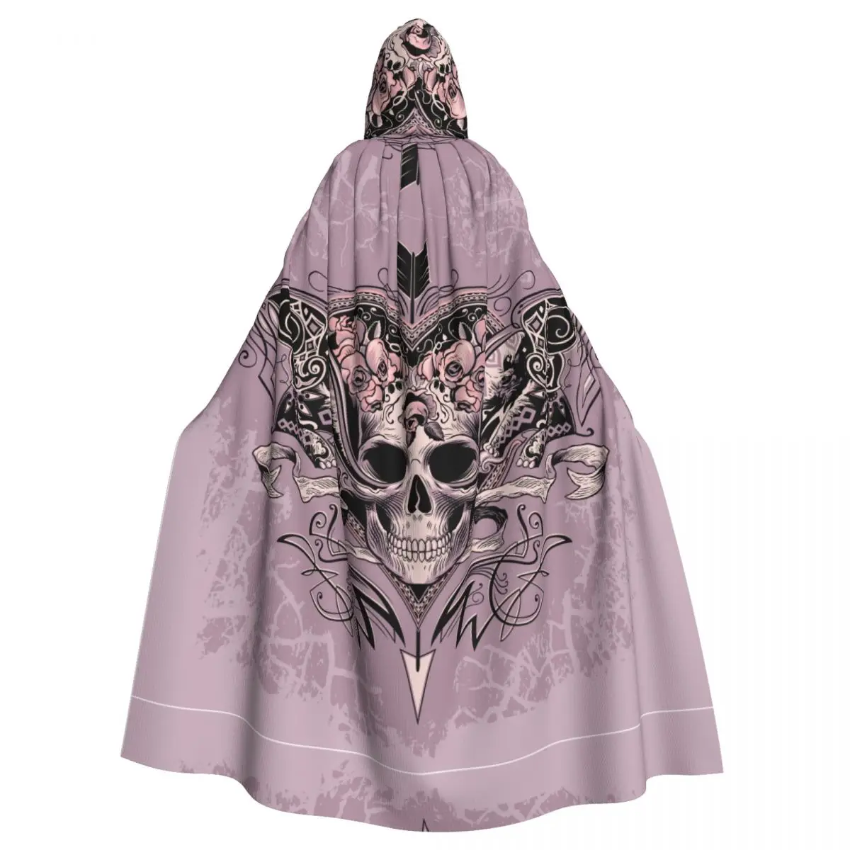 Adult Cloak Cape Hooded Skull Heart On A Dusty Mauve Medieval Costume Witch Wicca Vampire Elf Purim Carnival Party
Adult Cloak Cape Hooded Skull Heart On A Dusty Mauve Medieval Costume Witch Wicca Vampire Elf Purim Carnival Party