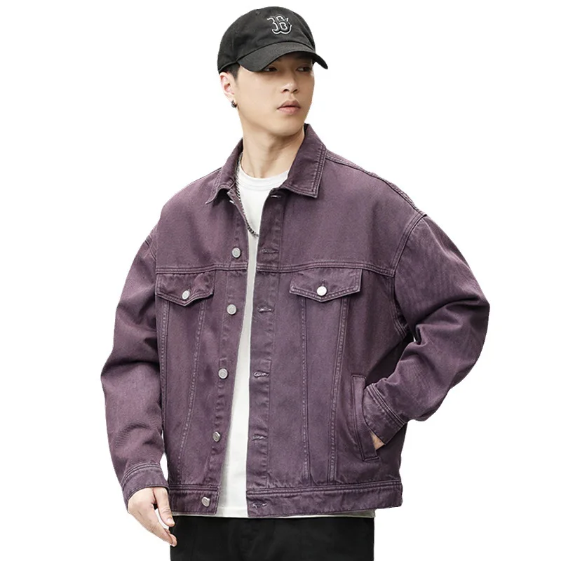 Jackets Turn Down Collar Men Coat Single Breasted Jacket Cardigan Loose Fit Casual Outerwear Long Sleeve Pockets Spring
Jackets Turn Down Collar Men Coat Single Breasted Jacket Cardigan Loose Fit Casual Outerwear Long Sleeve Pockets Spring